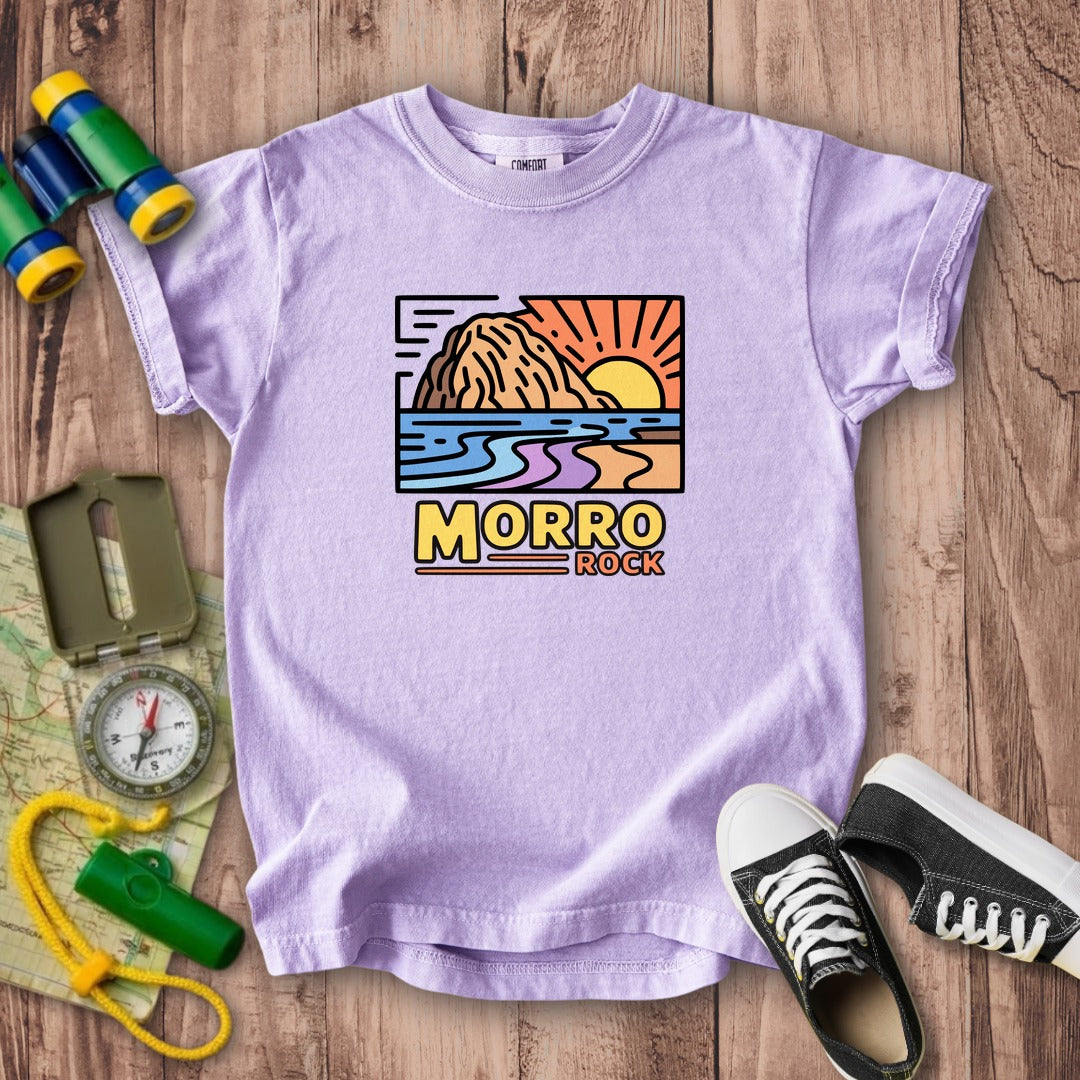 Morro Rock Kids Cotton T-Shirt
