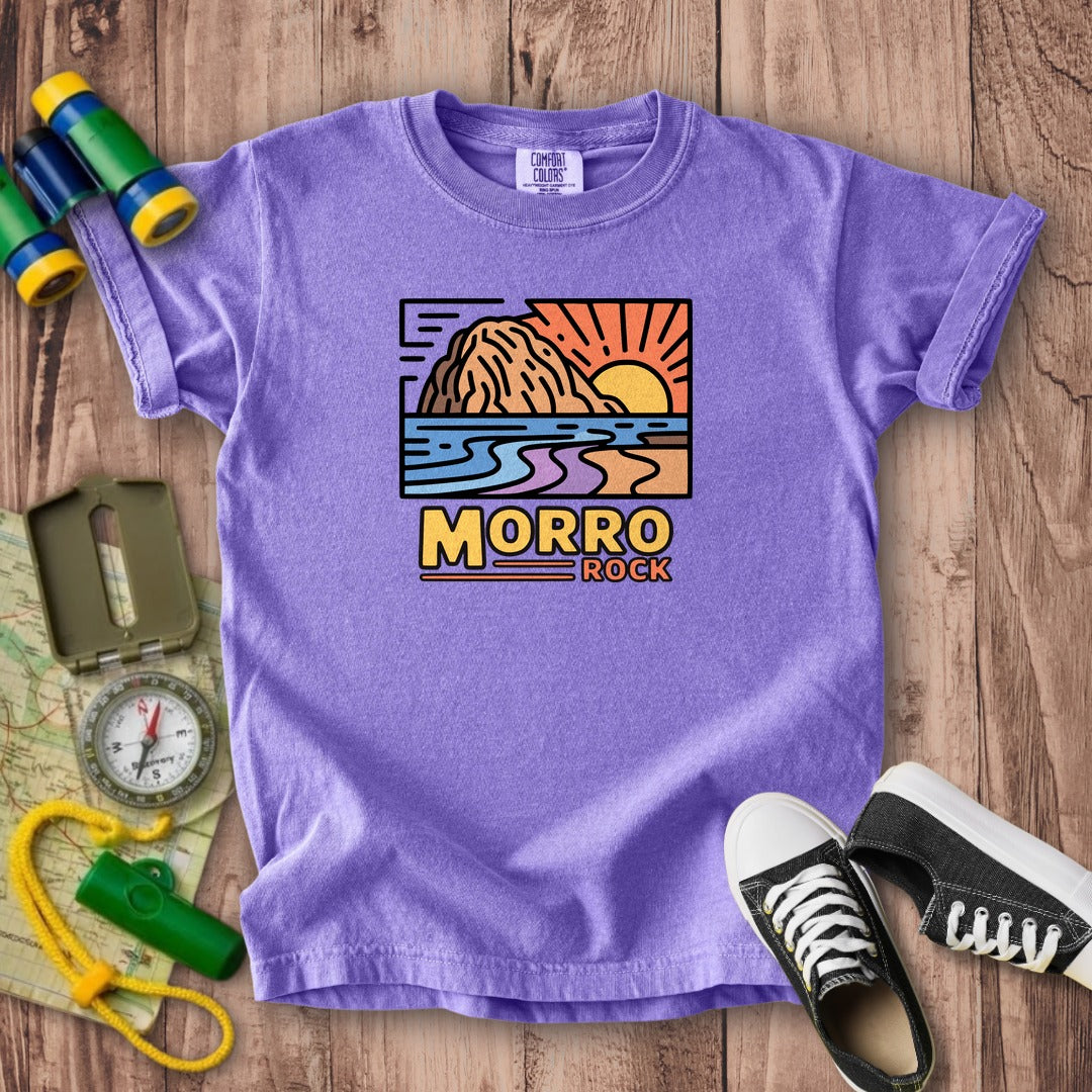 Morro Rock Kids Cotton T-Shirt