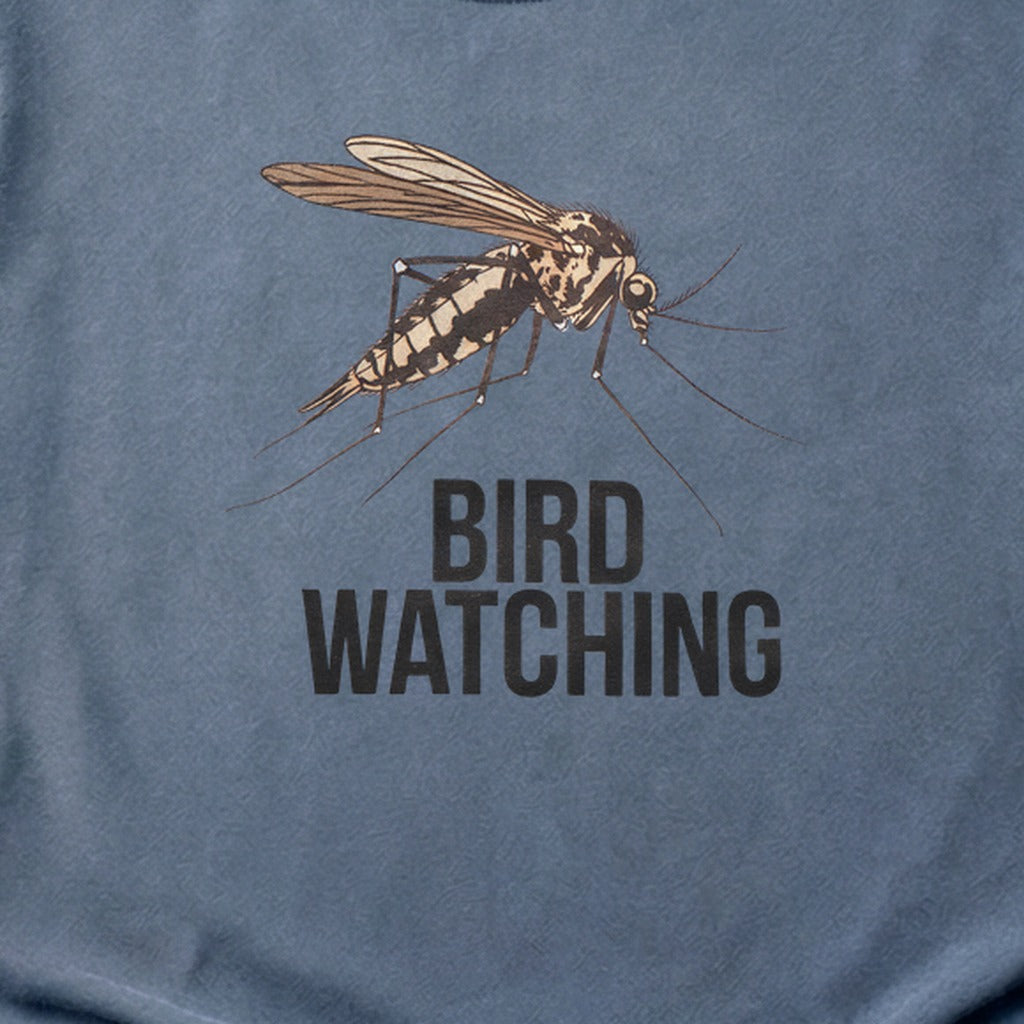 Mosquito Bird Watching Cotton T-Shirt