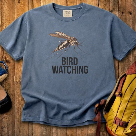 Mosquito Bird Watching Cotton T-Shirt