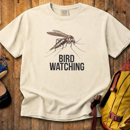 Mosquito Bird Watching Cotton T-Shirt