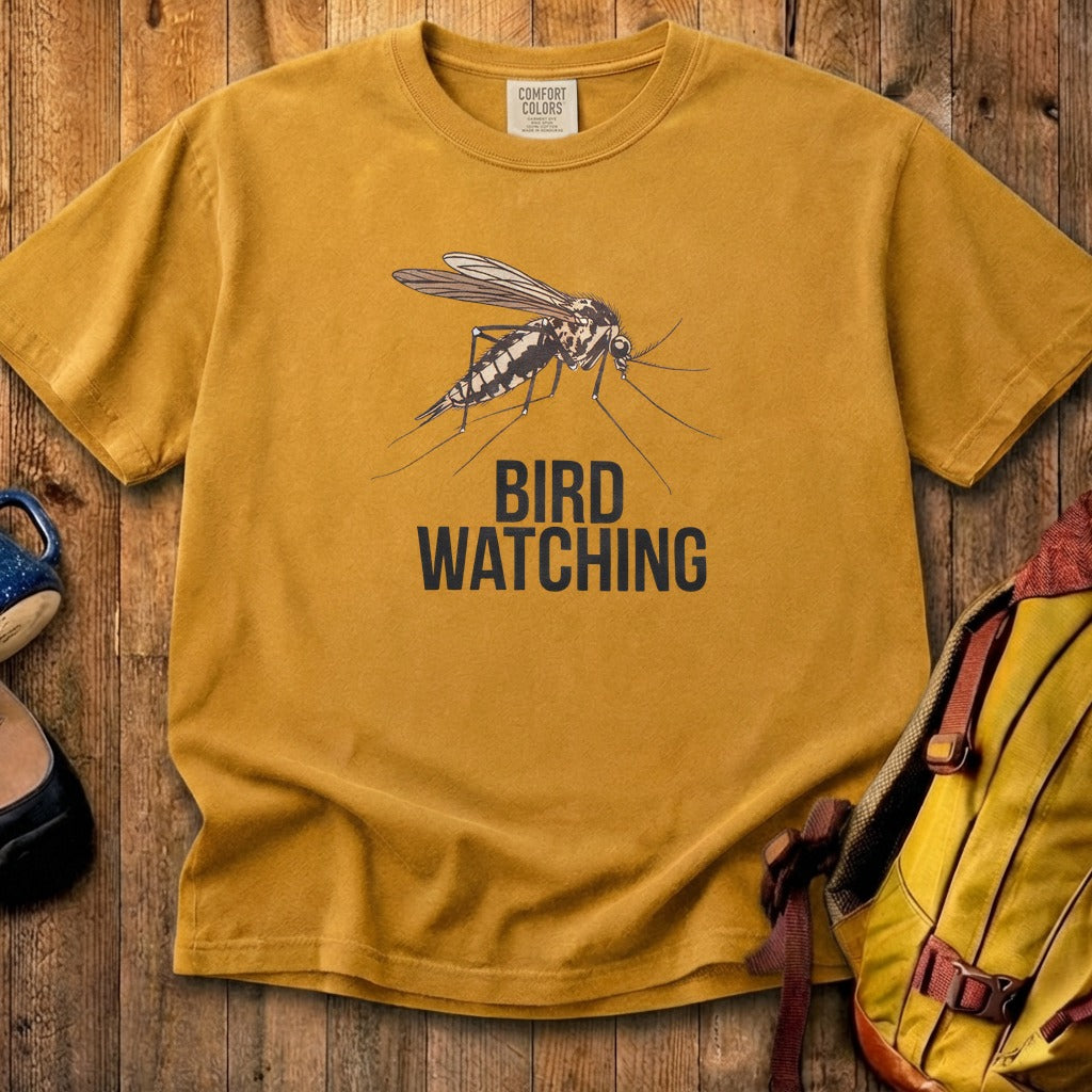 Mosquito Bird Watching Cotton T-Shirt