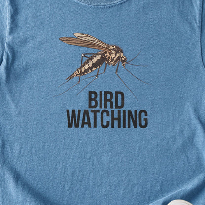 Mosquito Bird Watching Kids Cotton T-Shirt