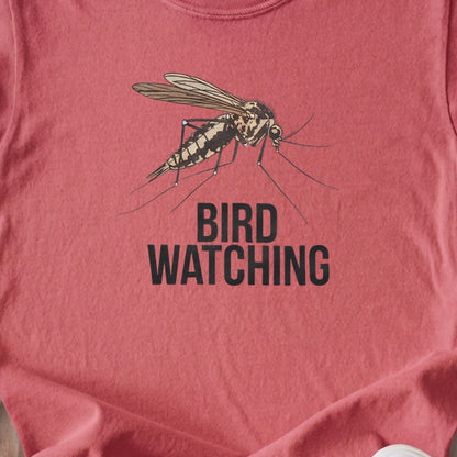 Mosquito Bird Watching Kids Cotton T-Shirt