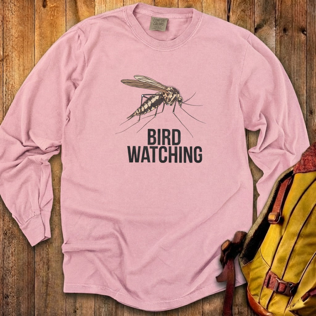Mosquito Bird Watching Cotton Long Sleeve