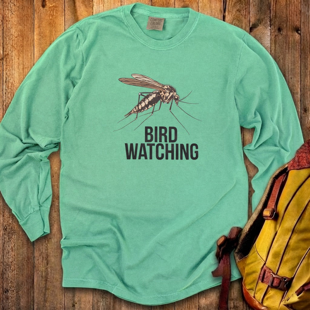 Mosquito Bird Watching Cotton Long Sleeve