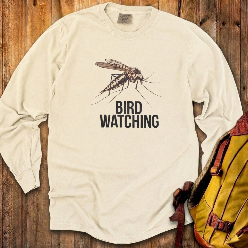 Mosquito Bird Watching Cotton Long Sleeve