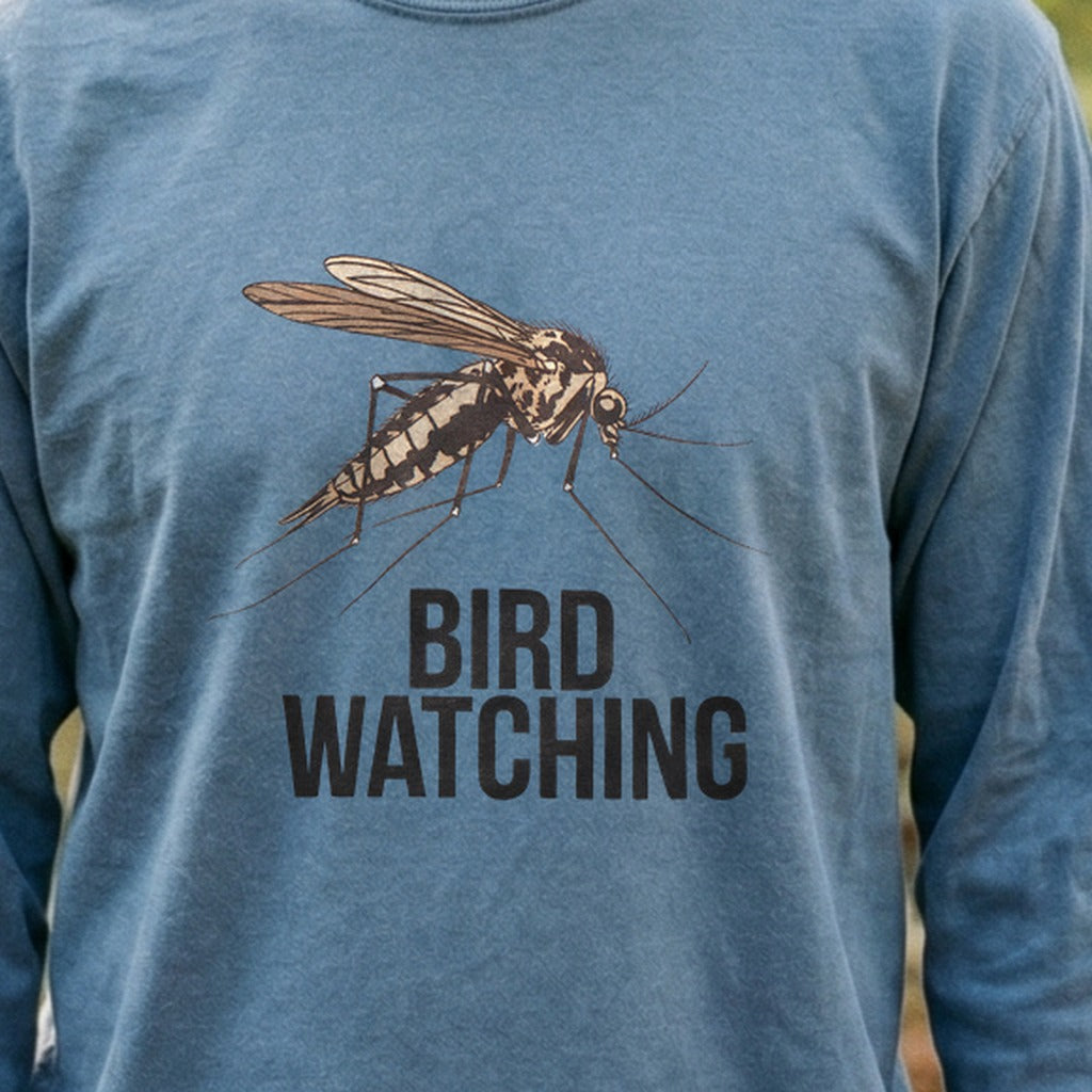 Mosquito Bird Watching Cotton Long Sleeve