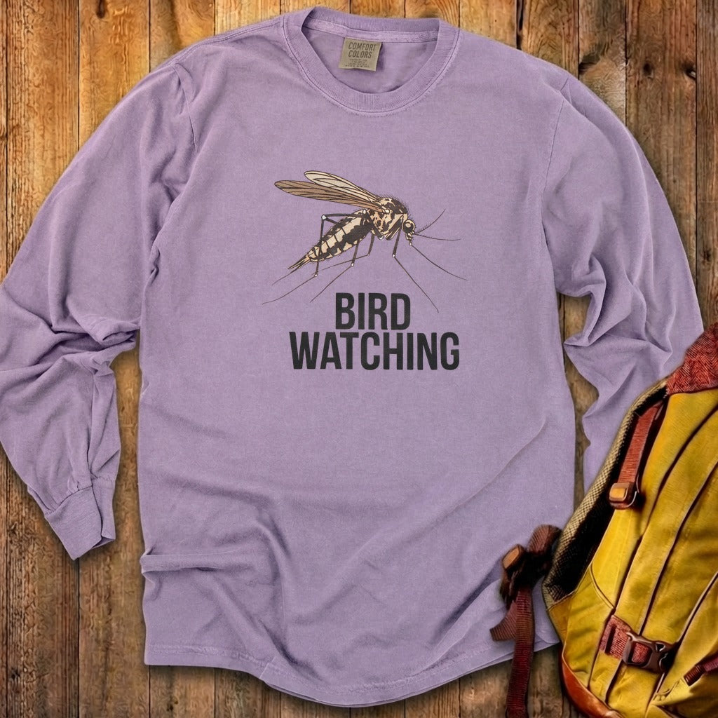 Mosquito Bird Watching Cotton Long Sleeve