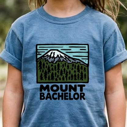 Mount Bachelor Kids Cotton T-Shirt