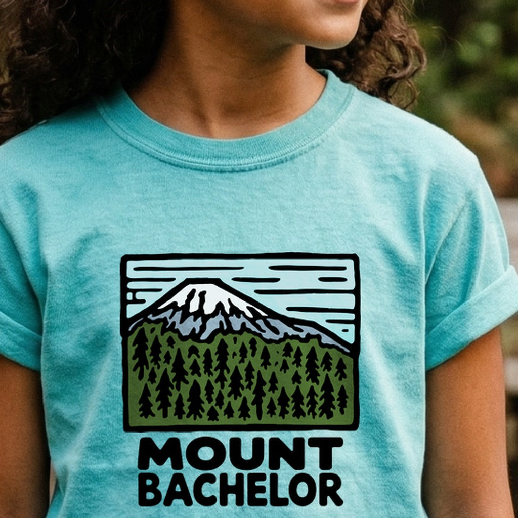 Mount Bachelor Kids Cotton T-Shirt