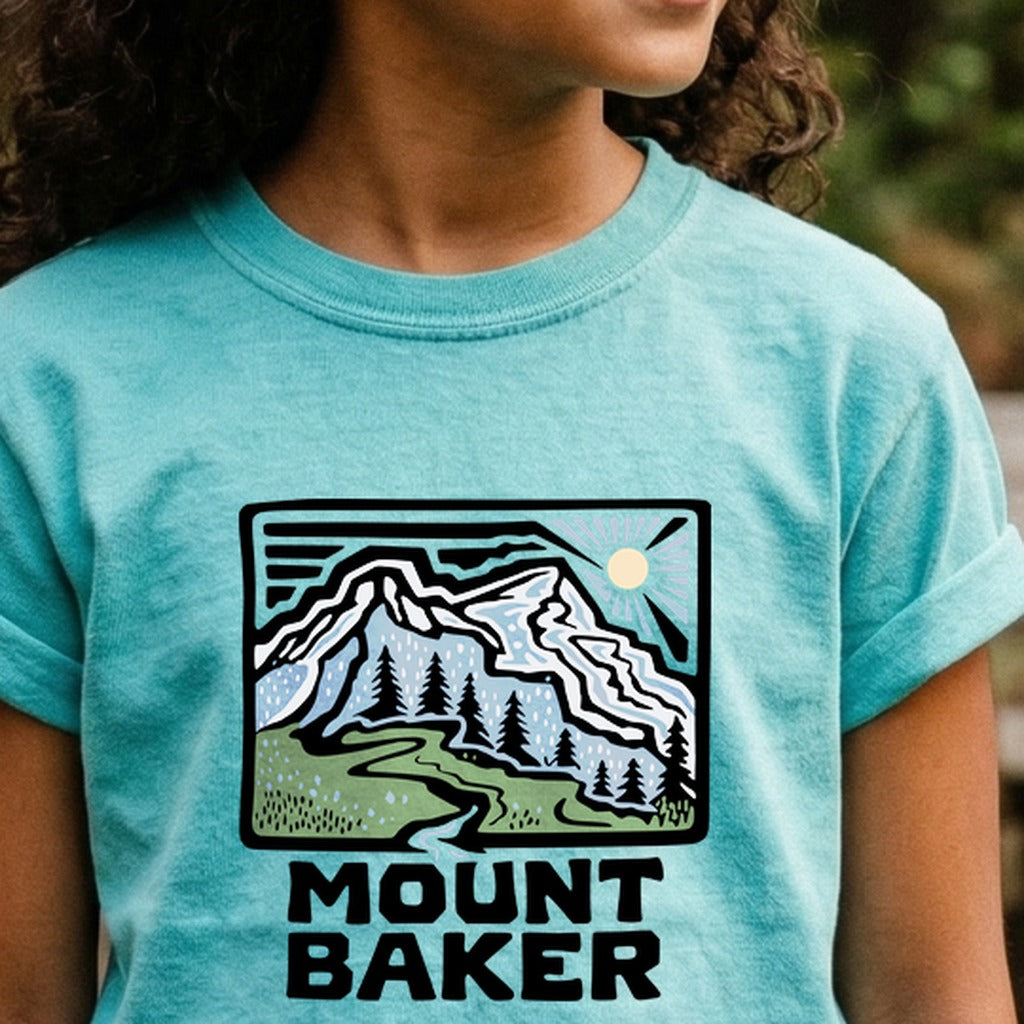 Mount Baker Kids Cotton T-Shirt