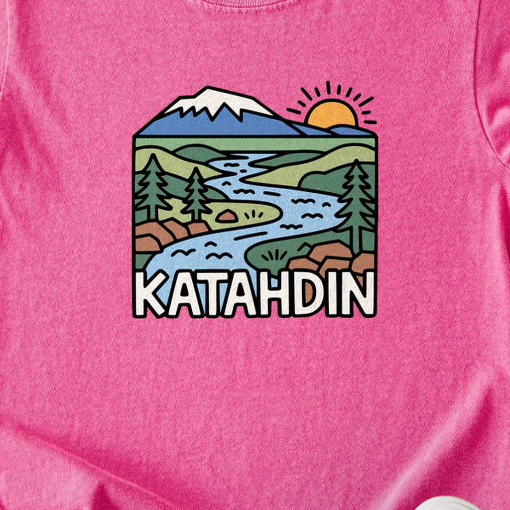 Mount Katahdin Kids Cotton T-Shirt