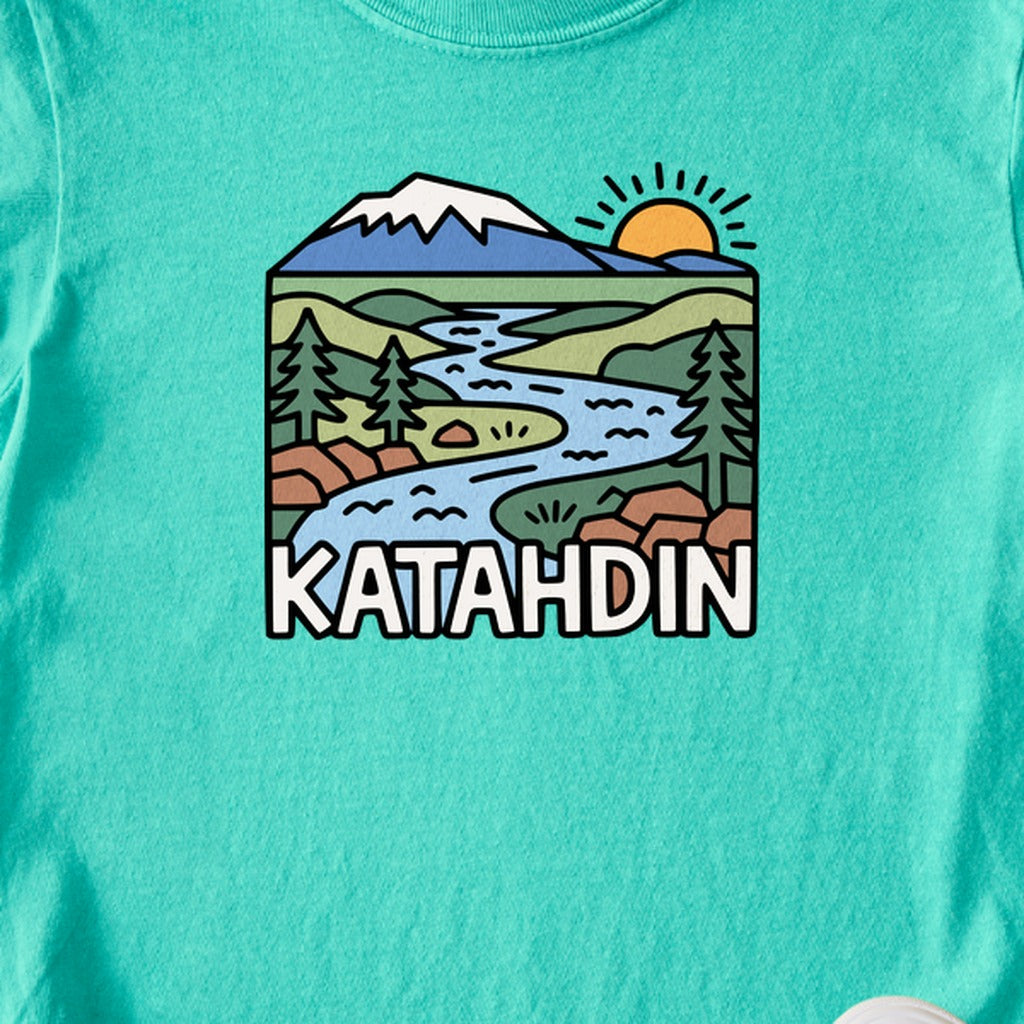 Mount Katahdin Kids Cotton T-Shirt