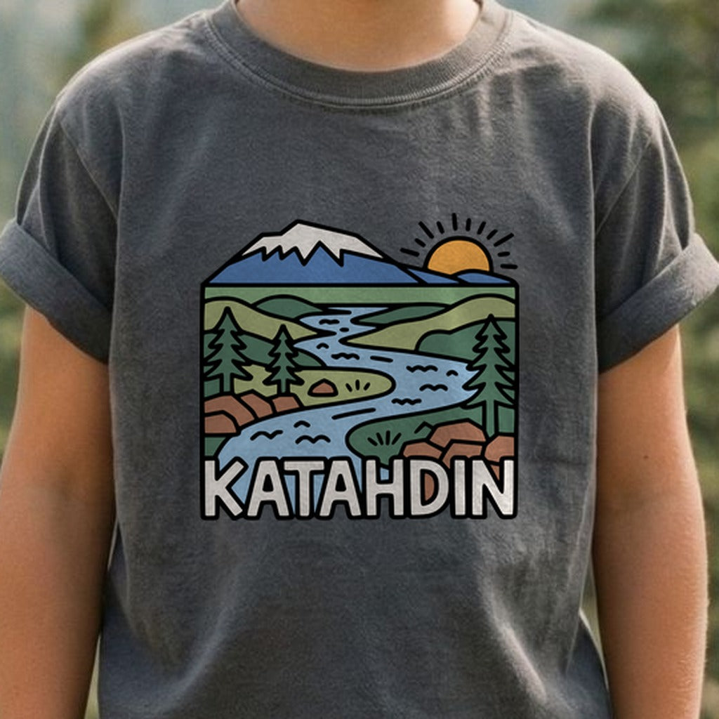 Mount Katahdin Kids Cotton T-Shirt