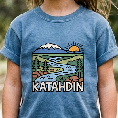 Mount Katahdin Kids Cotton T-Shirt
