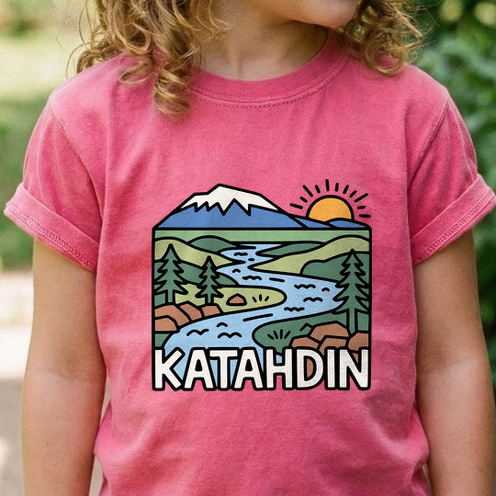 Mount Katahdin Kids Cotton T-Shirt