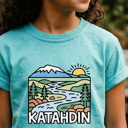 Mount Katahdin Kids Cotton T-Shirt