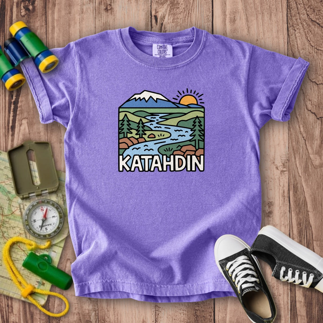 Mount Katahdin Kids Cotton T-Shirt