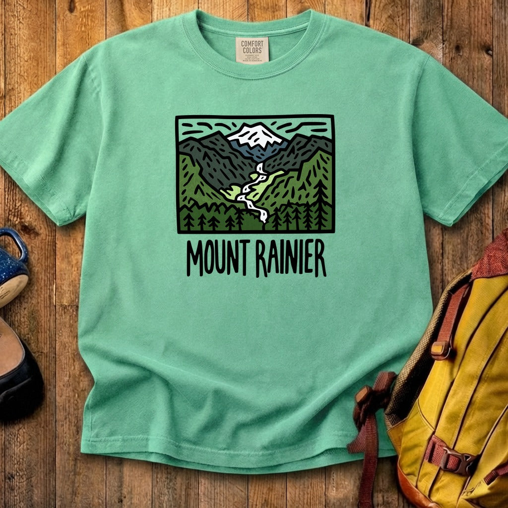 Mount Rainier National Park Cotton T-Shirt