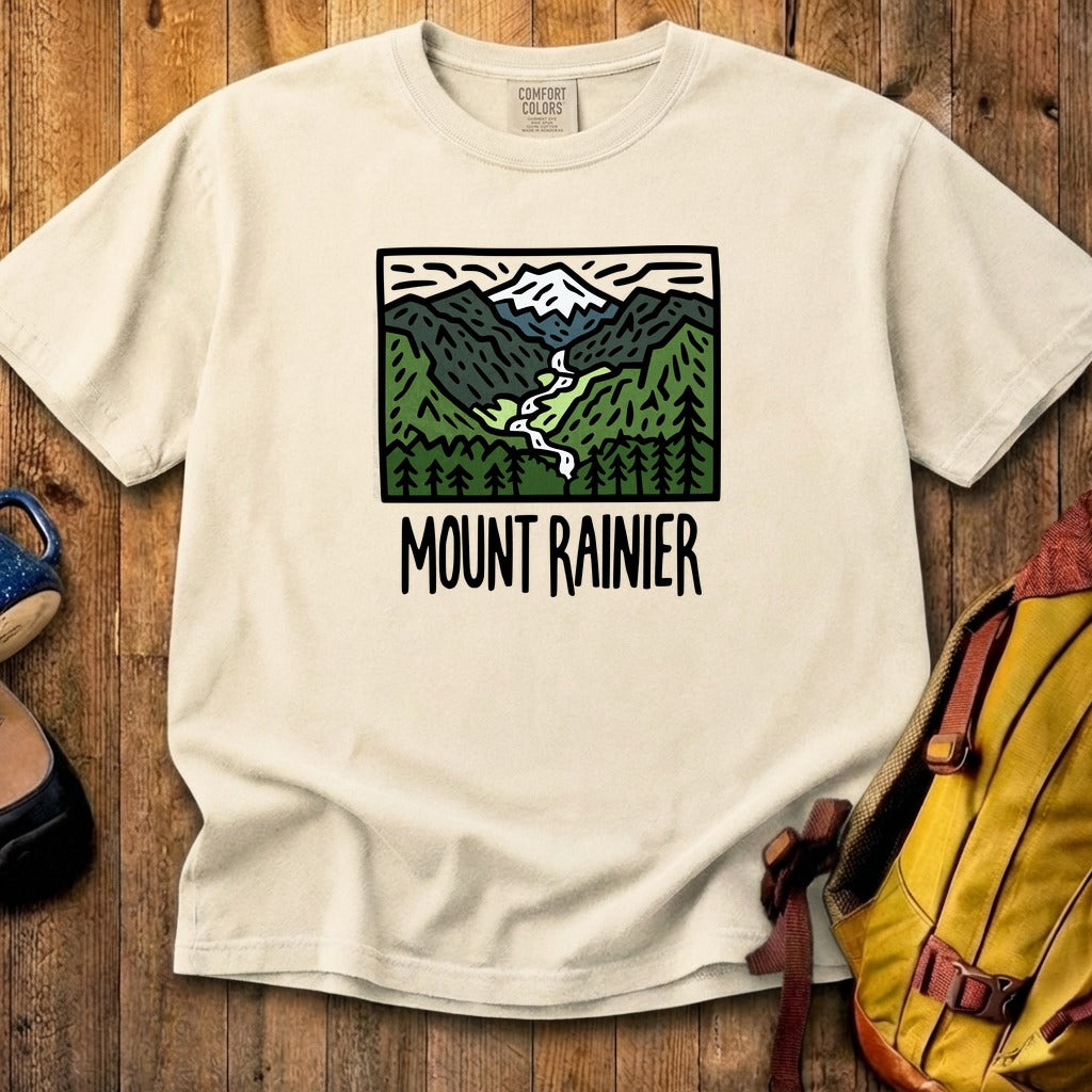 Mount Rainier National Park Cotton T-Shirt