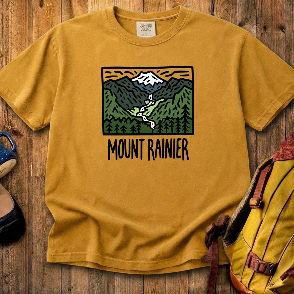 Mount Rainier National Park Cotton T-Shirt