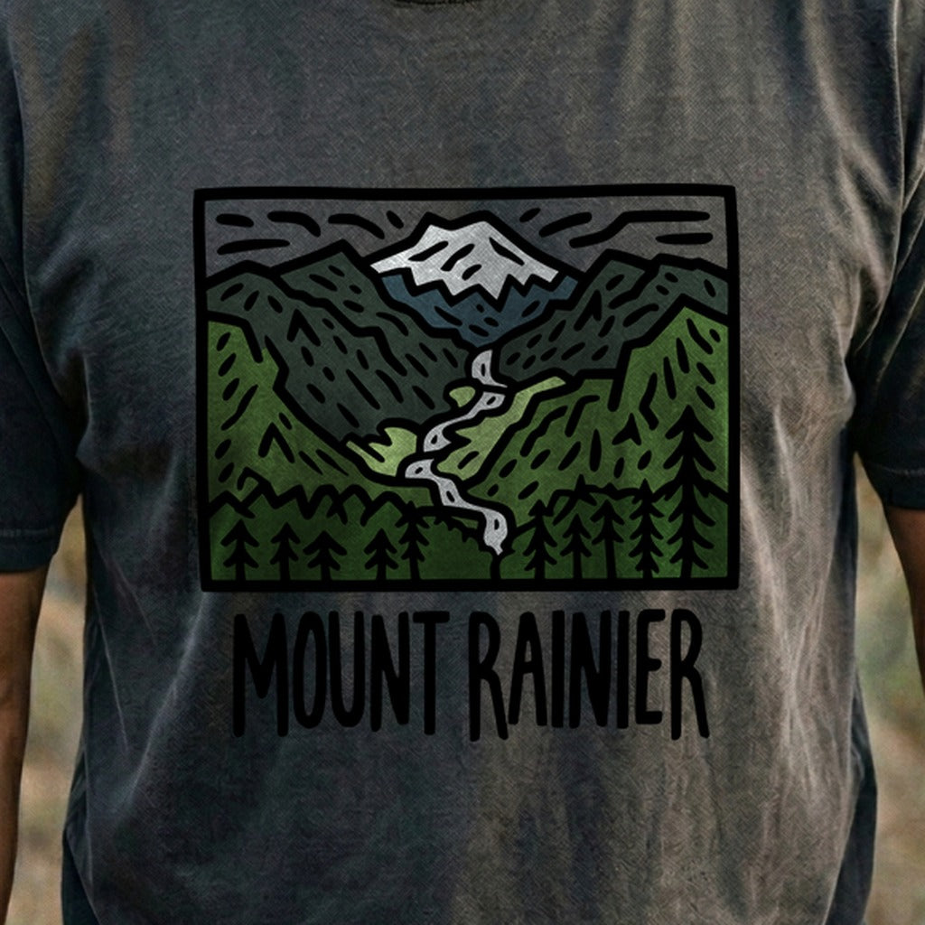 Mount Rainier National Park Cotton T-Shirt