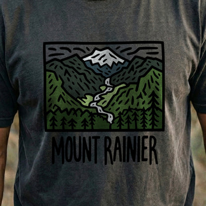 Mount Rainier National Park Cotton T-Shirt