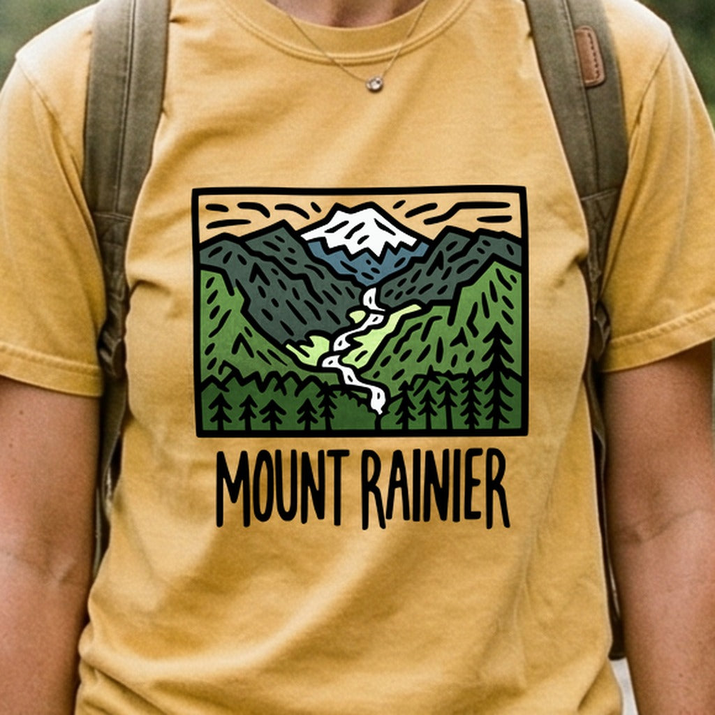 Mount Rainier National Park Cotton T-Shirt