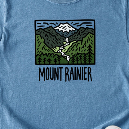 Mount Rainier National Park Kids Cotton T-Shirt