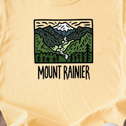 Mount Rainier National Park Kids Cotton T-Shirt
