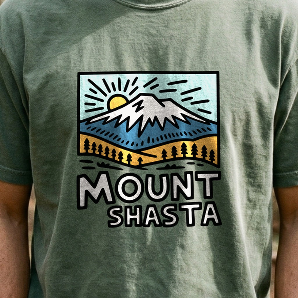 Mount Shasta Cotton T-Shirt