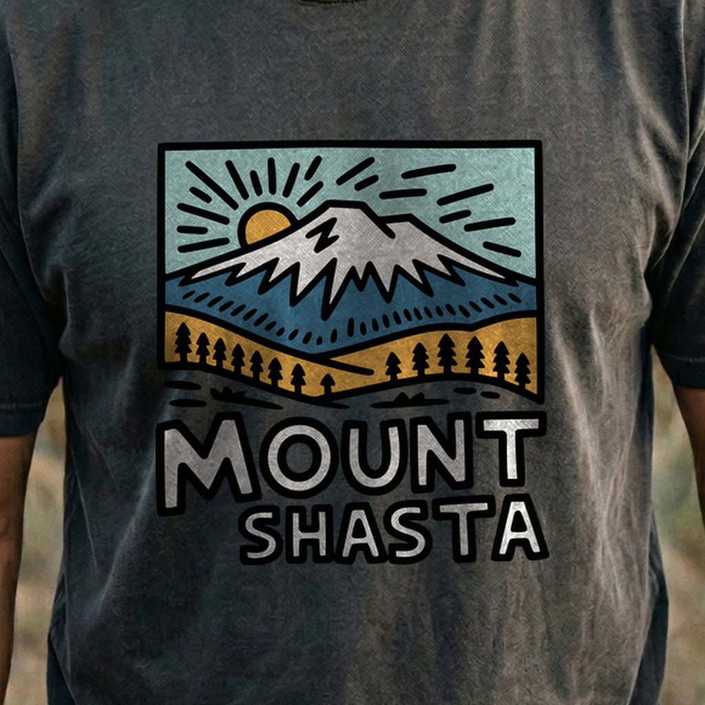 Mount Shasta Cotton T-Shirt