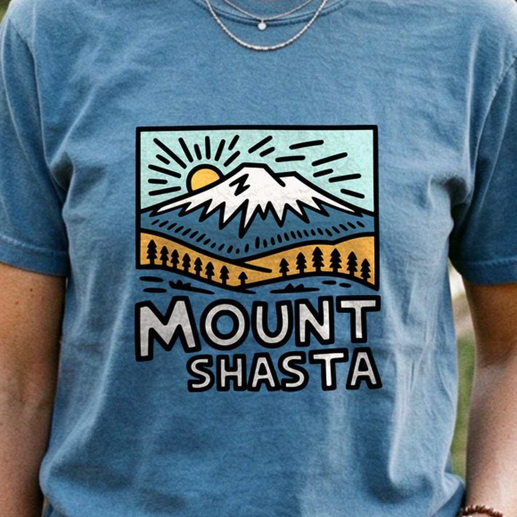 Mount Shasta Cotton T-Shirt