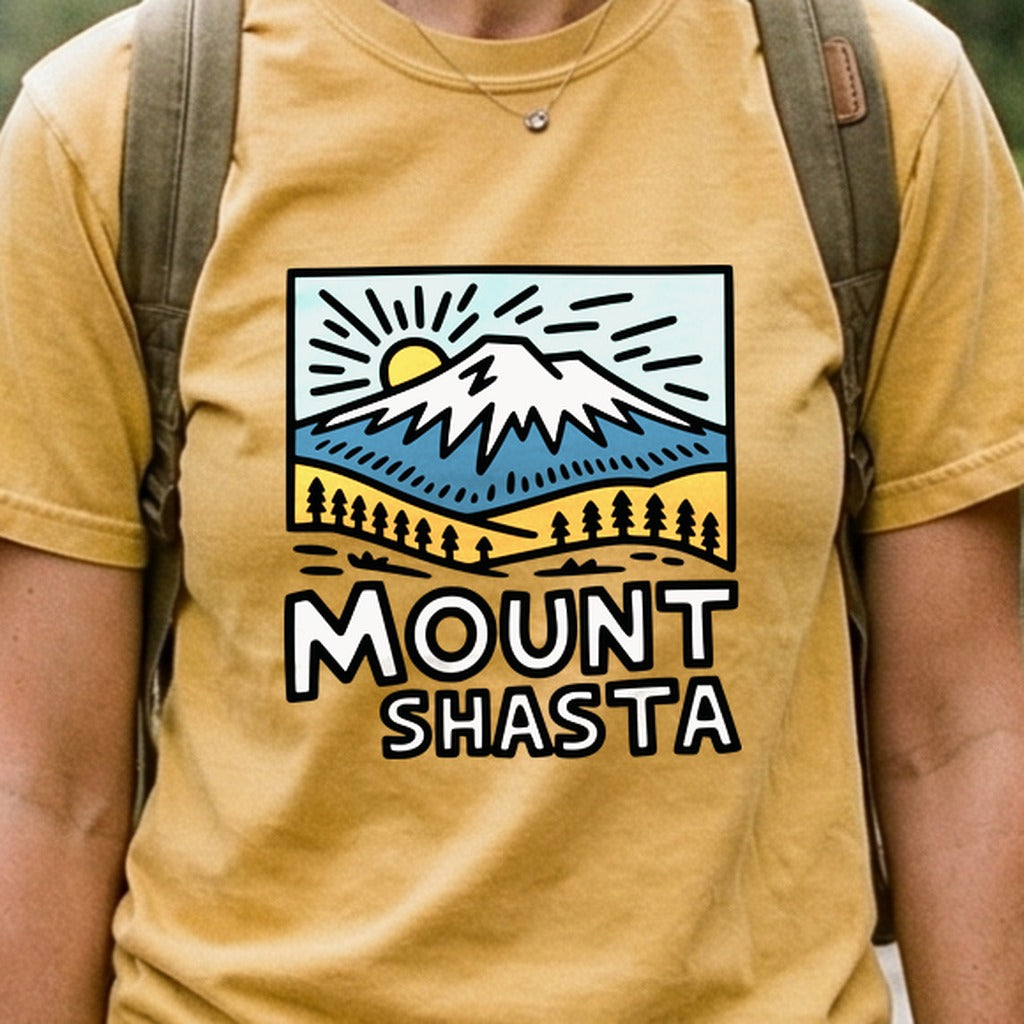 Mount Shasta Cotton T-Shirt