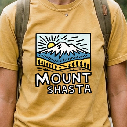 Mount Shasta Cotton T-Shirt