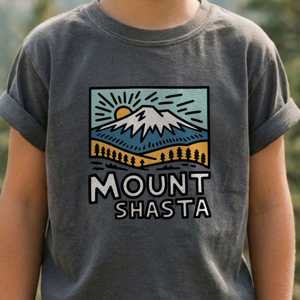 Mount Shasta Kids Cotton T-Shirt