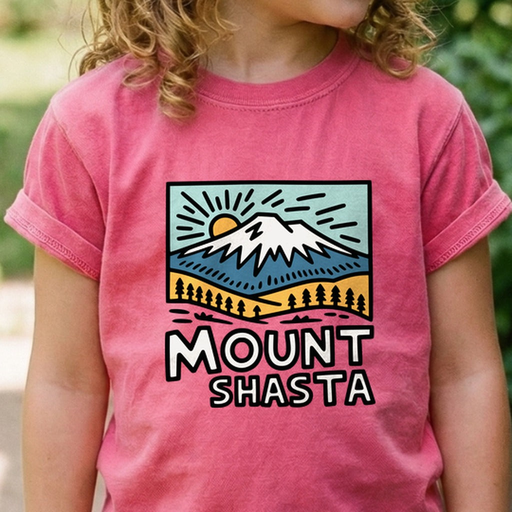 Mount Shasta Kids Cotton T-Shirt