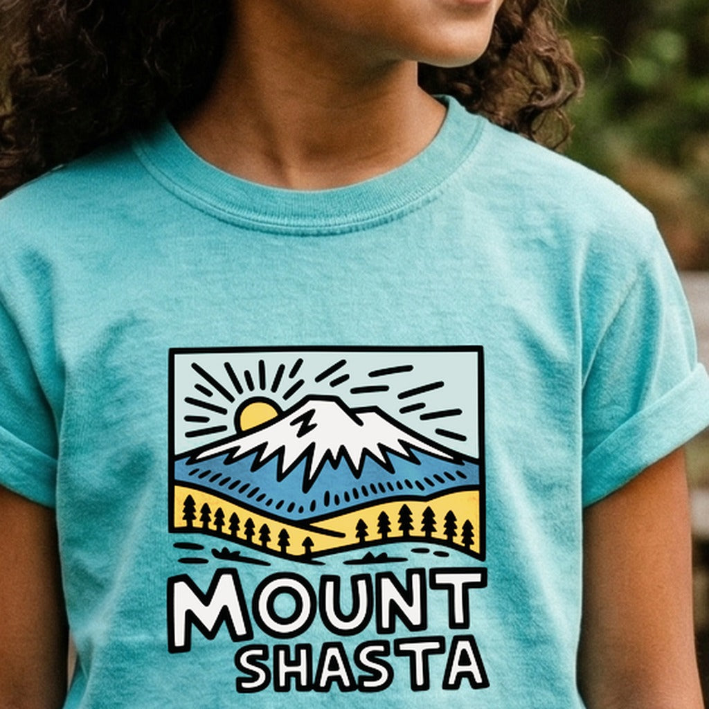 Mount Shasta Kids Cotton T-Shirt