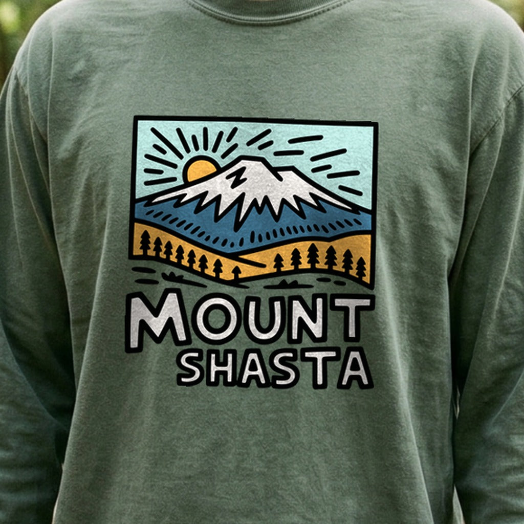 Mount Shasta Cotton Long Sleeve