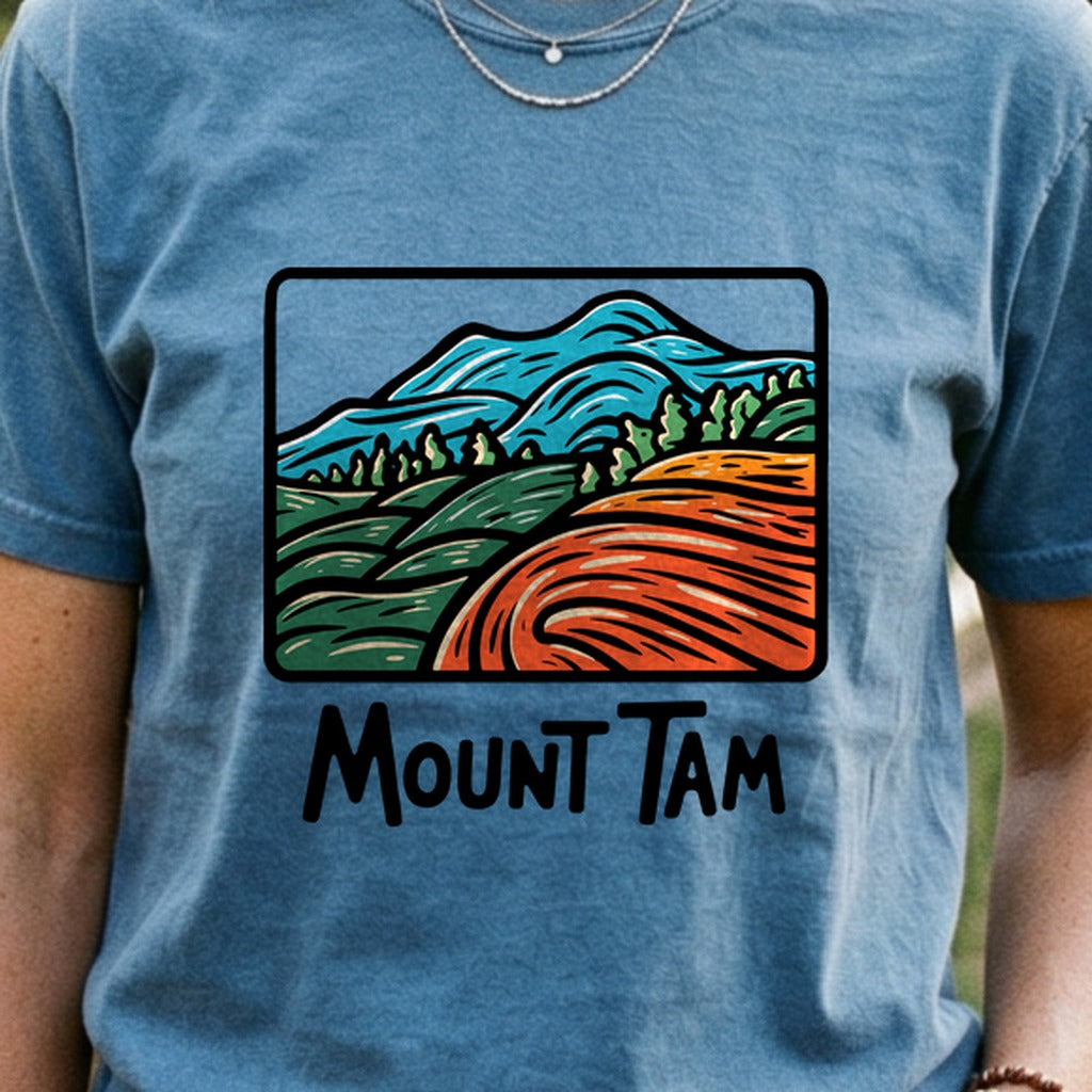 Mount Tamalpais Cotton T-Shirt