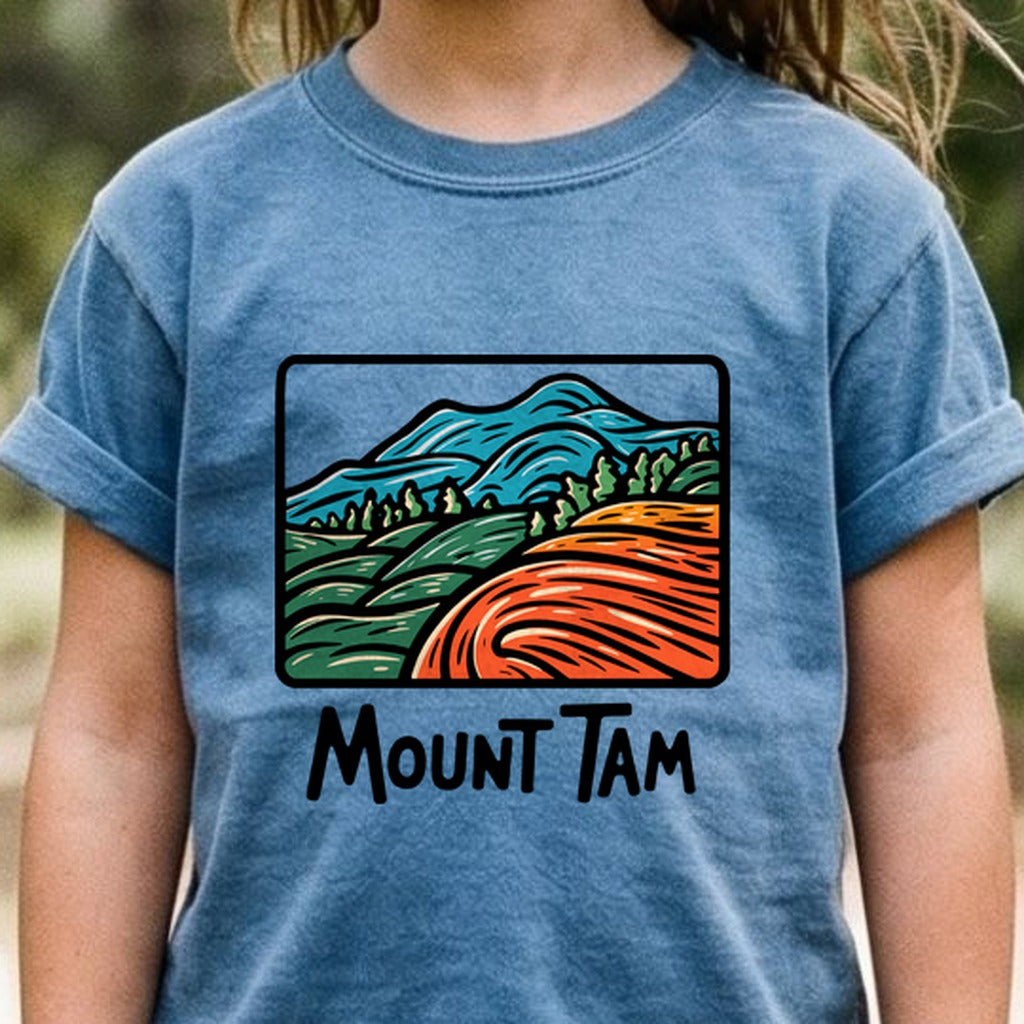 Mount Tamalpais Kids Cotton T-Shirt