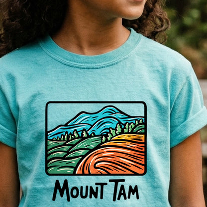 Mount Tamalpais Kids Cotton T-Shirt