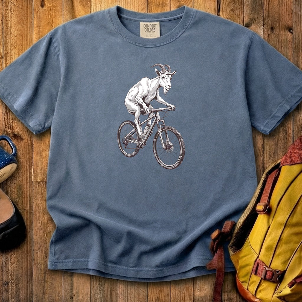Mountain Goat Bike Cotton T-Shirt