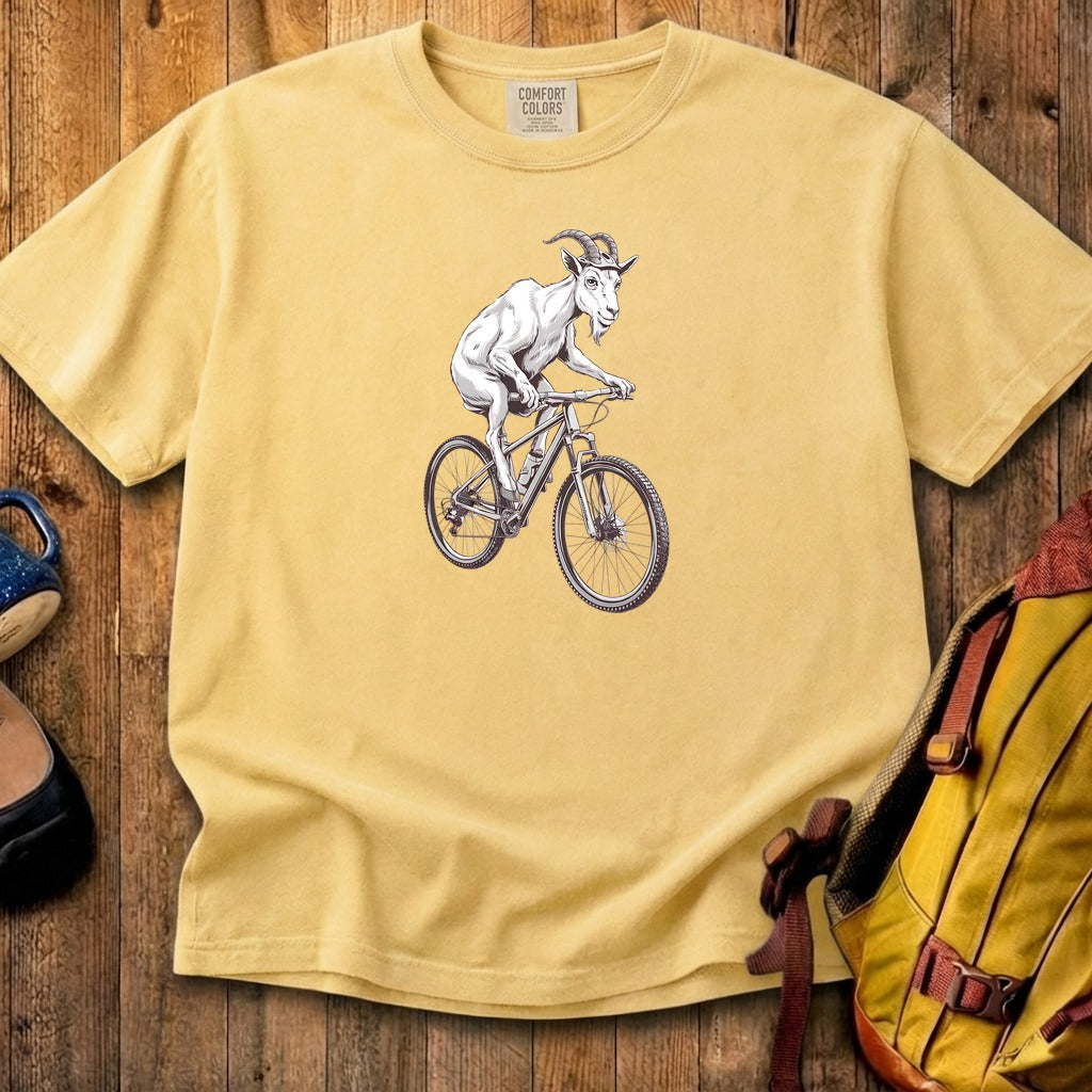 Mountain Goat Bike Cotton T-Shirt