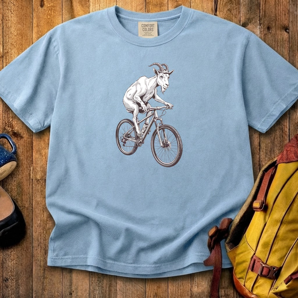 Mountain Goat Bike Cotton T-Shirt