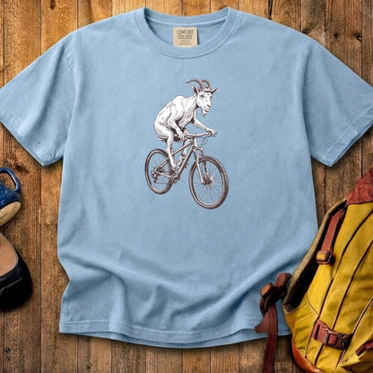 Mountain Goat Bike Cotton T-Shirt