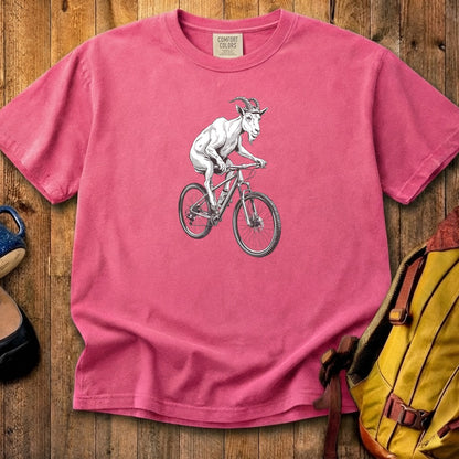 Mountain Goat Bike Cotton T-Shirt