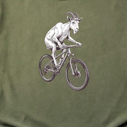 Mountain Goat Bike Cotton T-Shirt