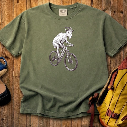 Mountain Goat Bike Cotton T-Shirt